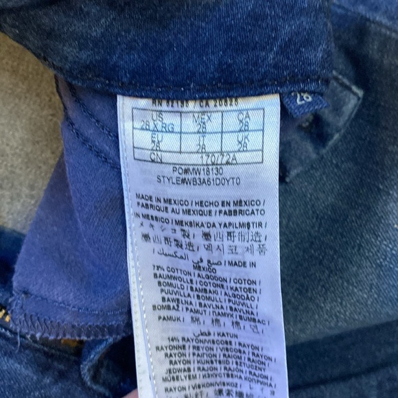 GUESS JEANS SIZE 28, curvy Sophia skinny - Picture 5 of 5